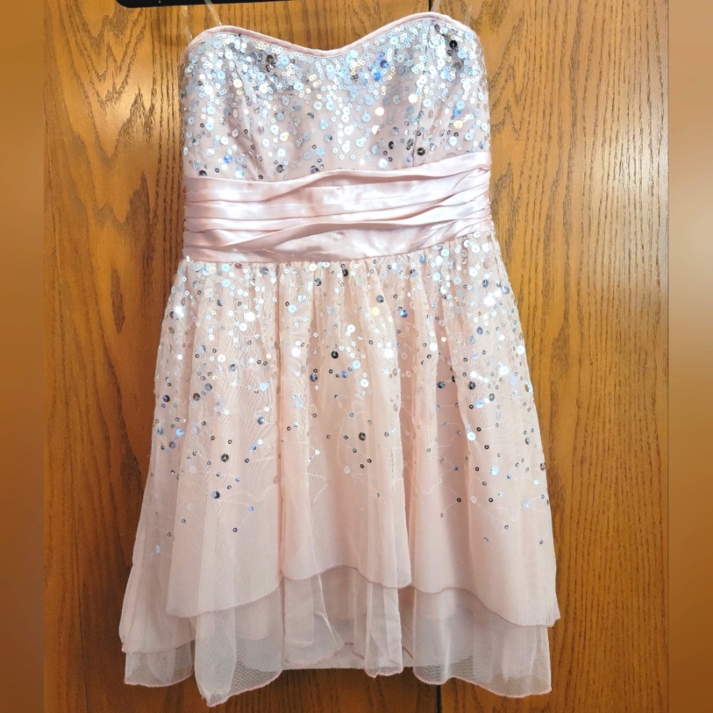 Trixxi Shimmering Pink Formal Dress